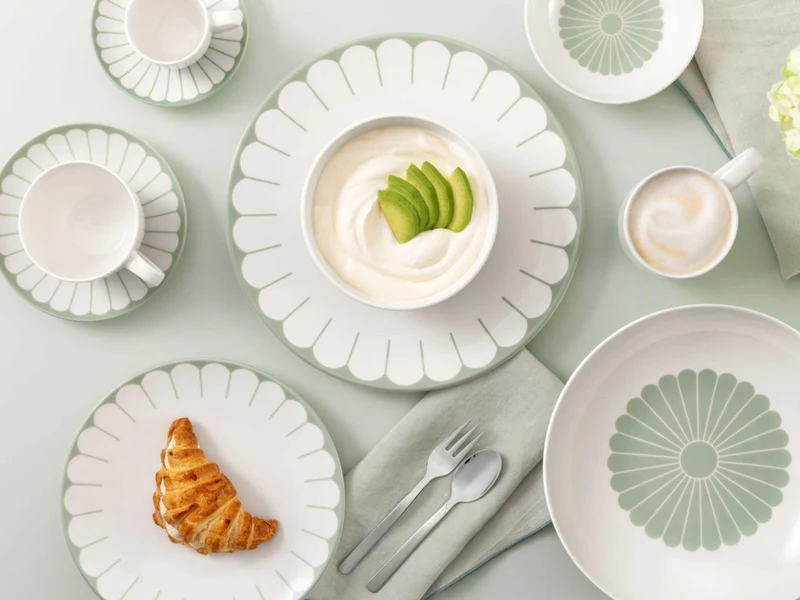 Villeroy & Boch Fleur vert Henkelbecher 0,29l Set6