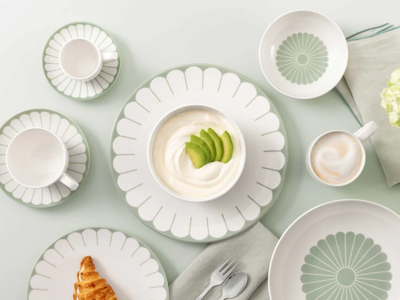 Villeroy & Boch Fleur vert Dessertschale 13,5cm Set6