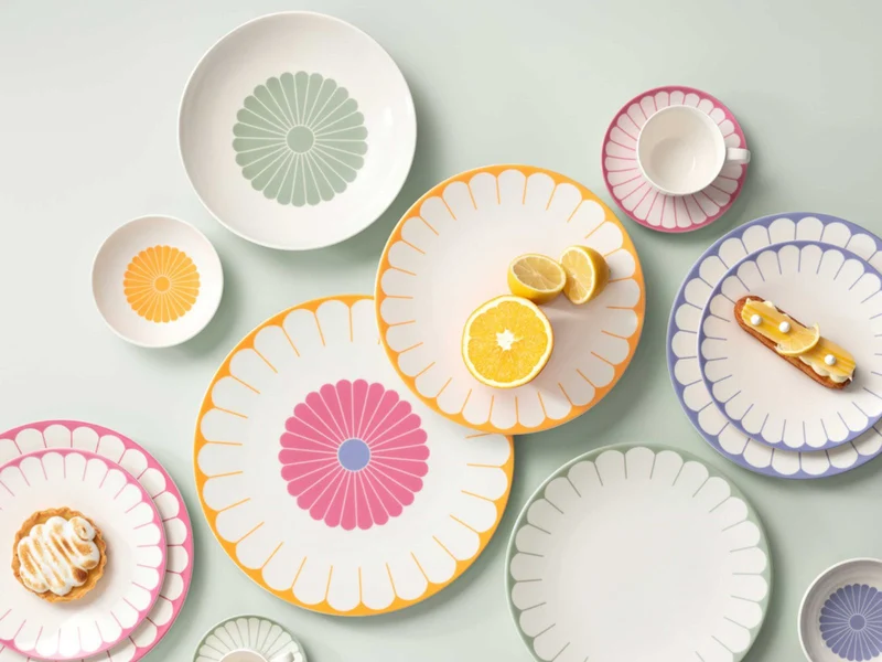 Villeroy & Boch Fleur vert Pastaschale 24cm Set6