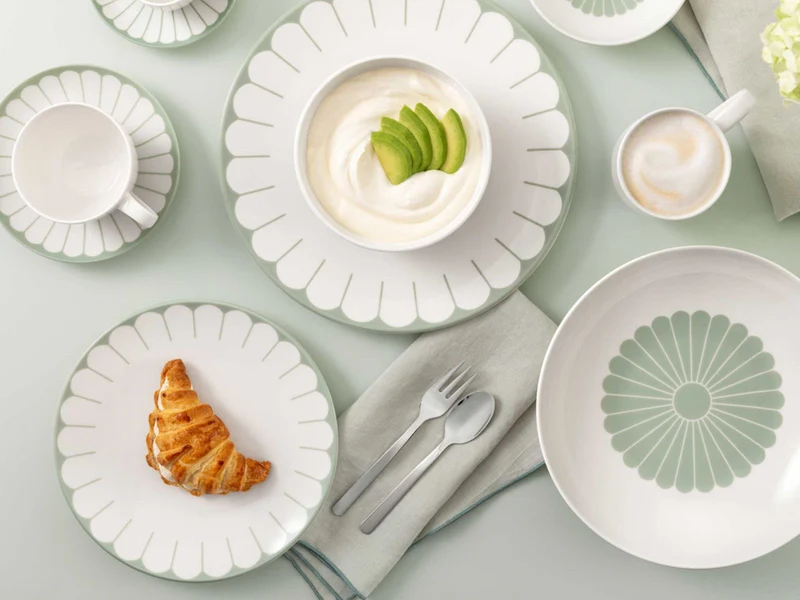 Villeroy & Boch Fleur vert Pastaschale 24cm Set6