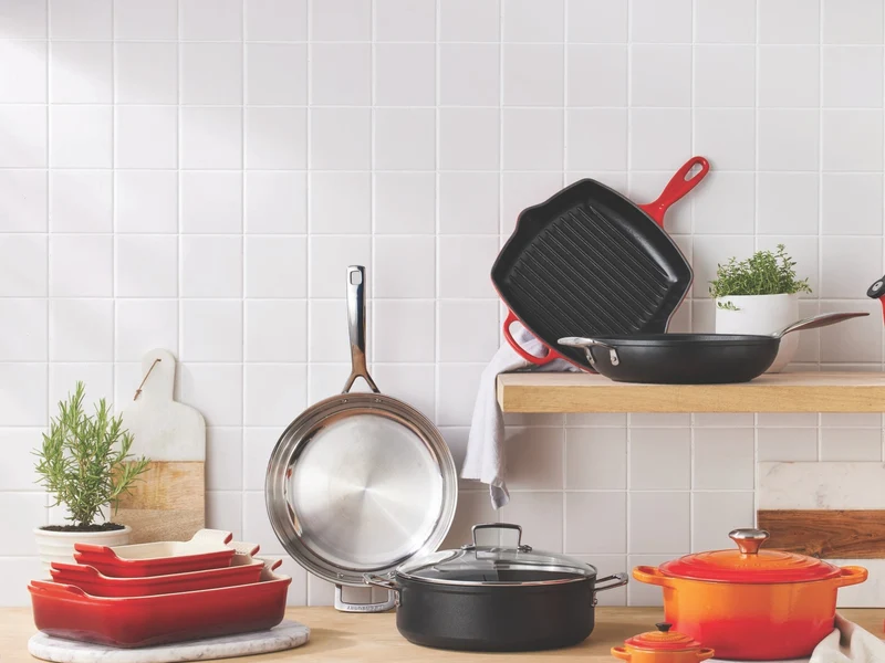 Le Creuset Backform Tradition rechteckig kirschrot 23cm
