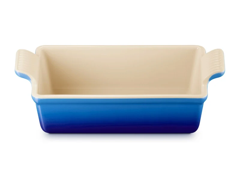 Le Creuset Backform Tradition rechteckig azure 23cm