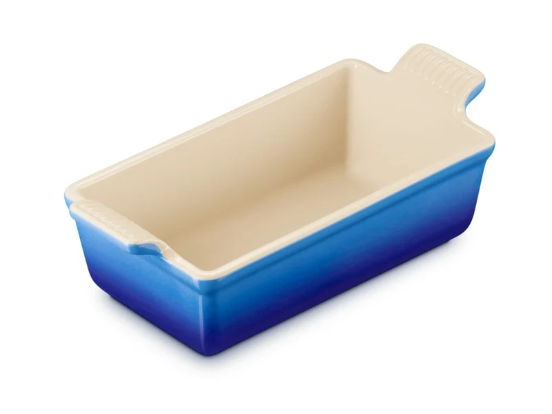 Le Creuset Backform Tradition rechteckig azure 23cm