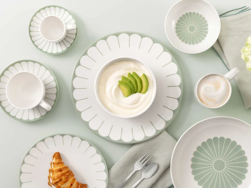 Villeroy & Boch Fleur vert Espresso-Untertasse 11,5cm Set6