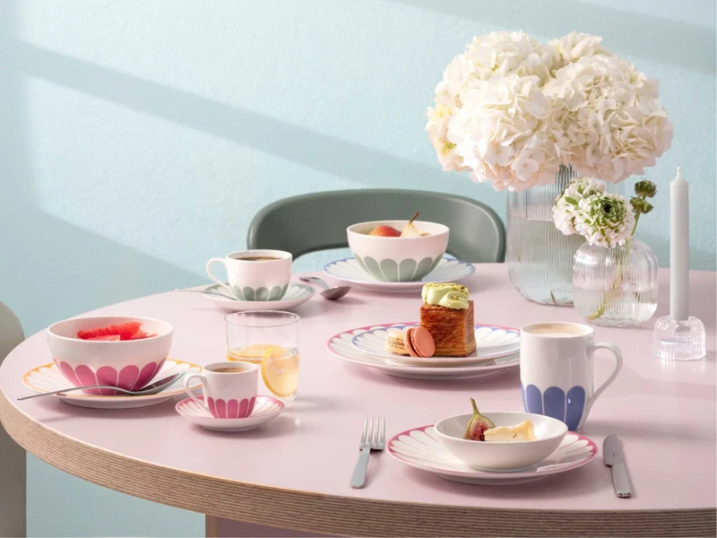 Villeroy & Boch Fleur vert Kaffee-Untertasse 15cm Set6