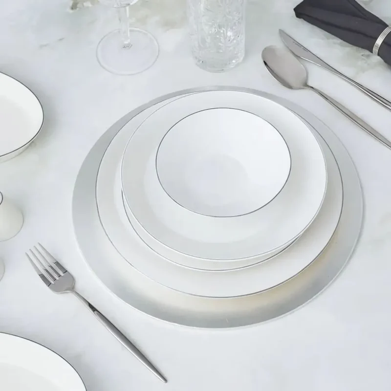 Karaca x Hussein Chalayan Streamline Sun Path 59-Teiliges 12-Personen Geschirrset