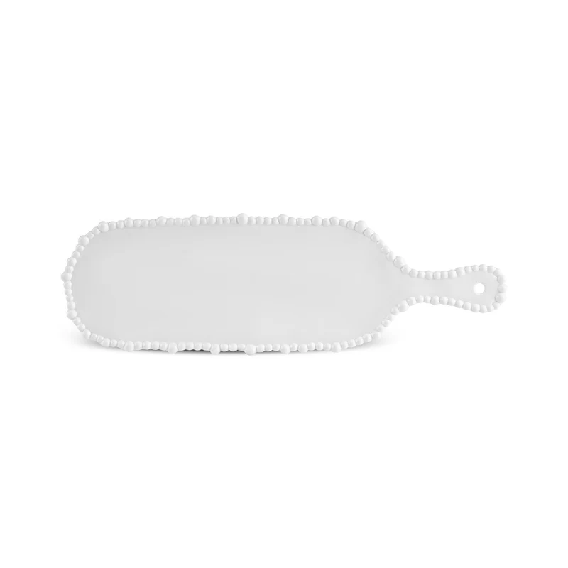 Karaca Perla, Melamin Käseteller, 43cm, Weiß