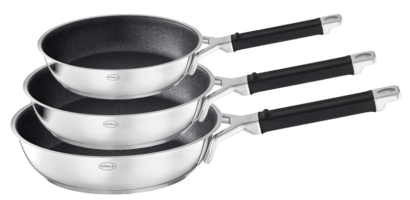 Rösle Silence® Pro Pfannen-Set 3tlg. 20, 24 & 28 cm