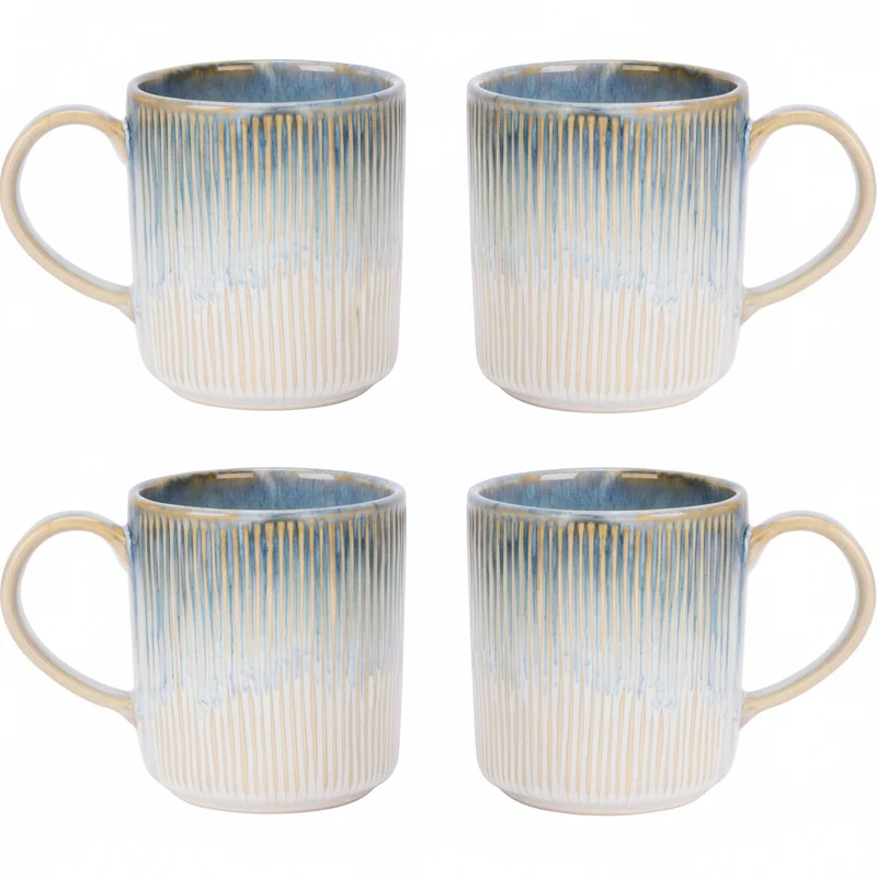 Cosy & Trendy Becher Listra Ocean 390 ml - 4 Stück