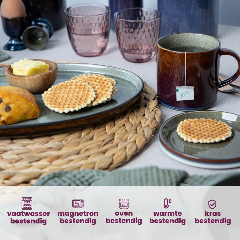Cosy & Trendy Tassen / Becher Quintana Amber - 450 ml - 4 Stück