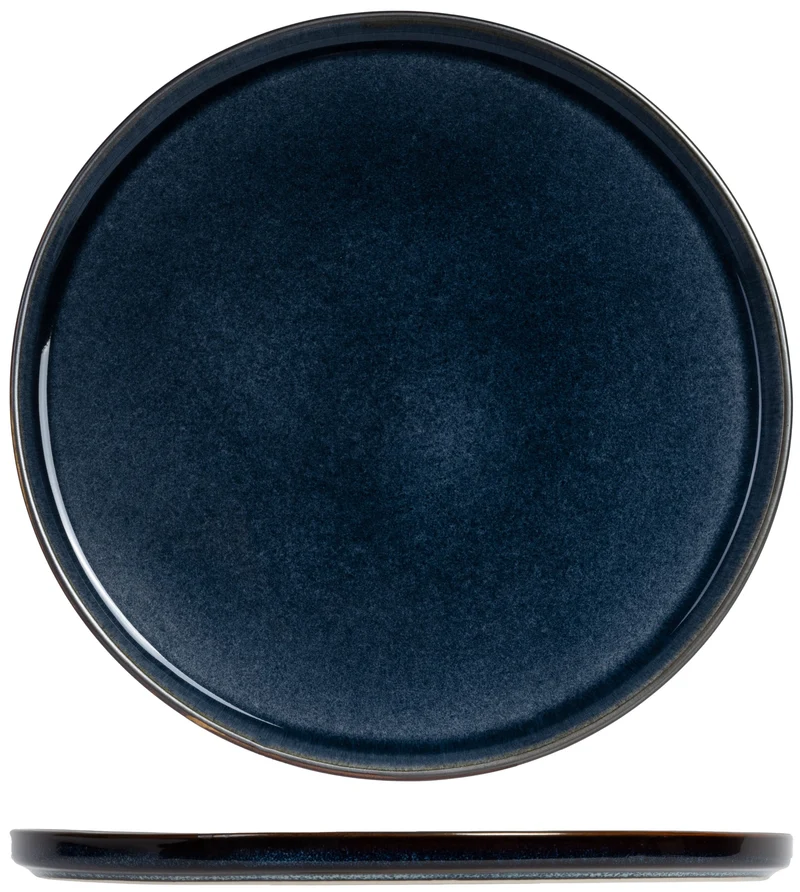 Cosy & Trendy Speiseteller Quintana Blue ø 28 cm - 4 Stück