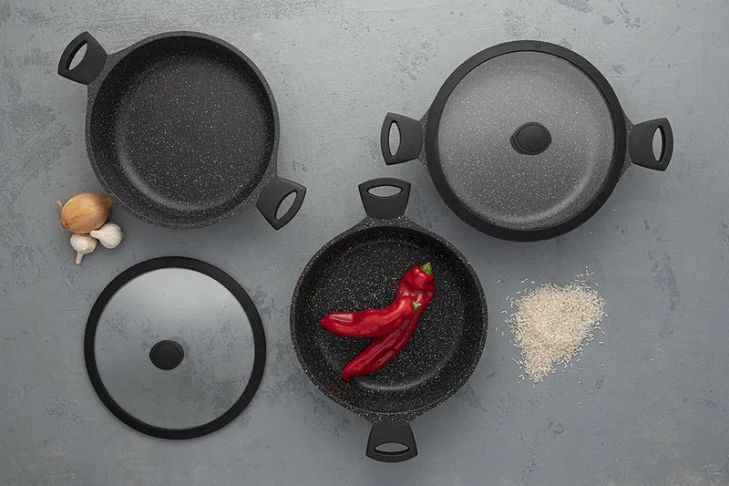 Sola Schmorpfanne / Sauteuse mit Deckel Fair Cooking Ø 28 cm – standard-antihaftbeschichtung