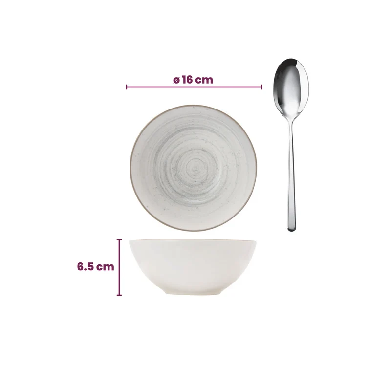 Cosy & Trendy Geschirrset Sintra Dusty Blue 16-teilig / 4 Personen