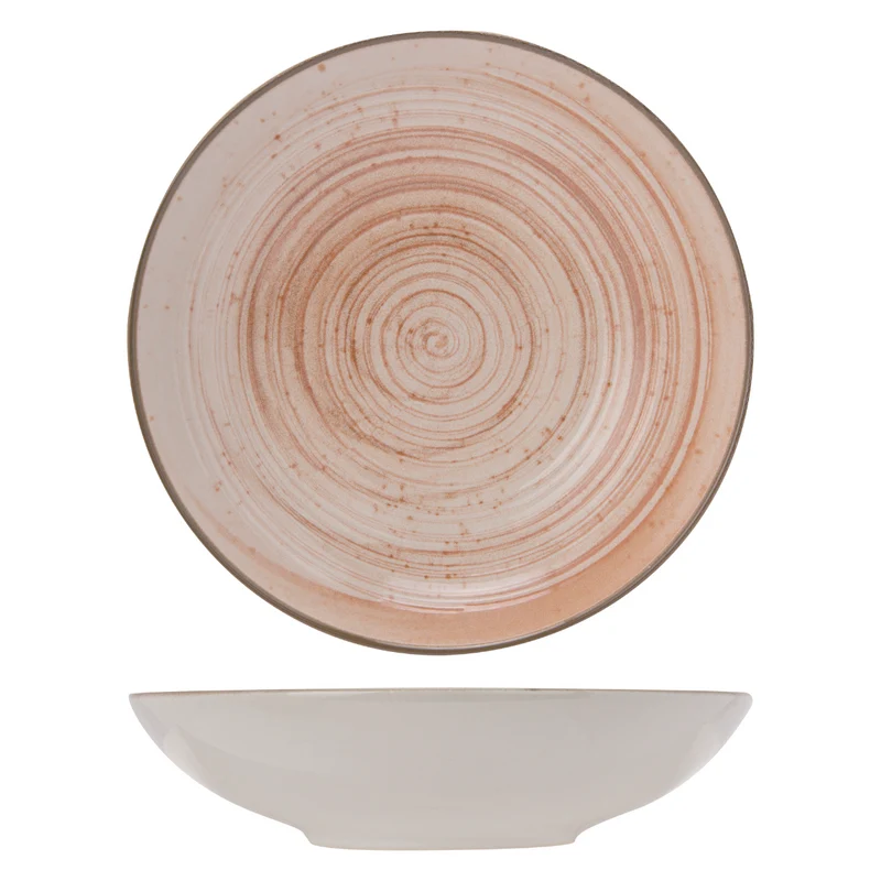 Cosy & Trendy Tiefe Teller Sintra Terracotta ø 21 cm - 4 Stück