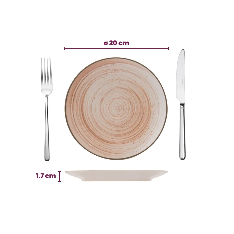 Cosy & Trendy Geschirrset Sintra Terracotta 16-teilig / 4 Personen