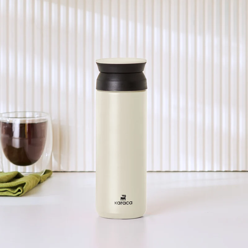 Karaca Rainbow Steel Auslaufsichere Thermoskanne 500 Ml Creme