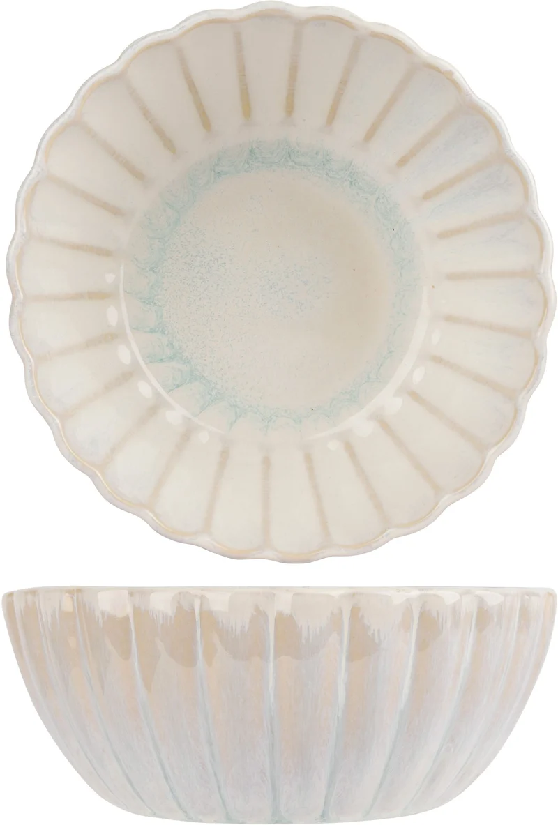 Cosy & Trendy Schüsseln Astera Pure Weiß - ø 17 cm / 800 ml - 4 Stück