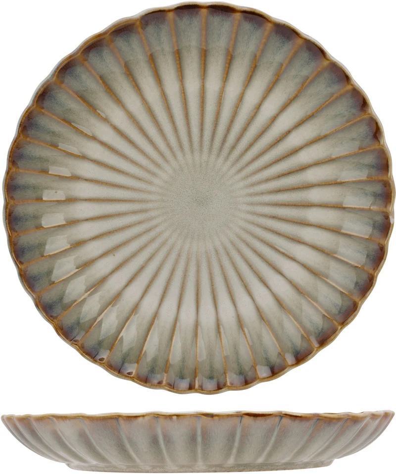 Cosy & Trendy Speiseteller Astera Pearl Beige - ø 27,5 cm - 4 Stück