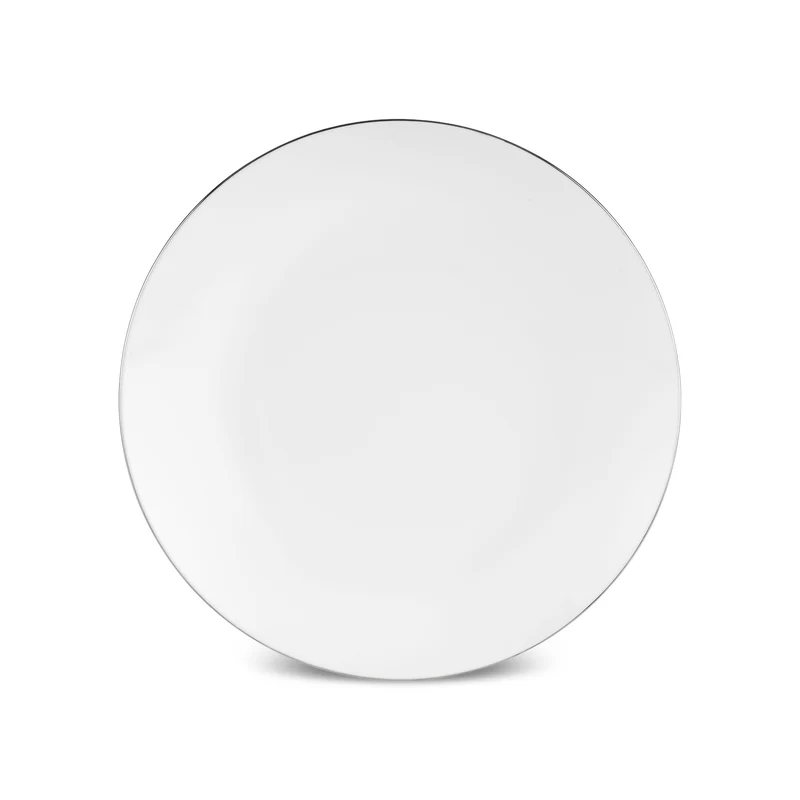 Karaca Fine Pearl Extra Chanak 55-teiliges Tafelservice für 12 Personen Platin