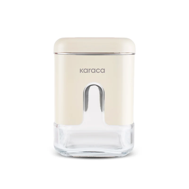 Karaca Luminous, Vorratsglas, 480ML, Creme