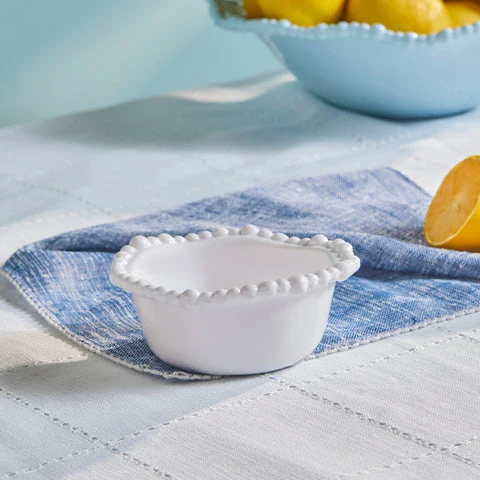Karaca Perla Melamin-Snackschale, 13 cm, Weiß