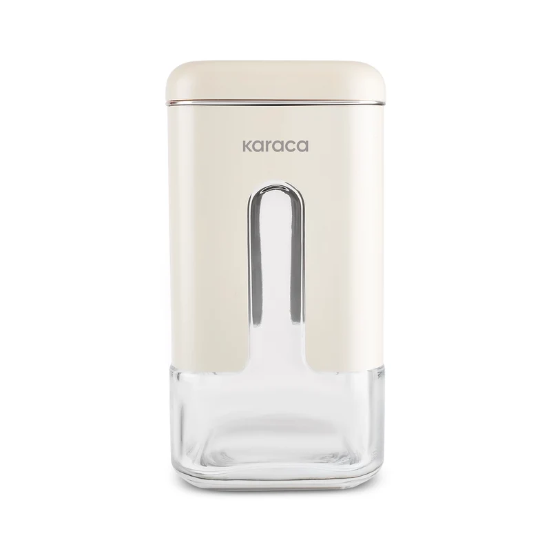 Karaca Luminous, Vorratsglas, 750ML, Creme