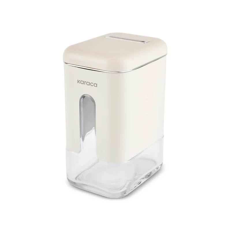 Karaca Luminous, Vorratsglas, 750ML, Creme