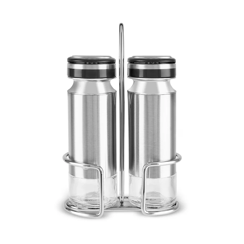 Karaca Stellum, 3 Stück Salz- und Pfefferstreuer, Inox