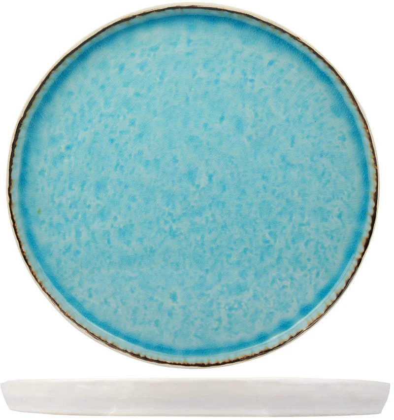 Cosy & Trendy Speiseteller Laguna Azzurro ø 27 cm - 4 Stück