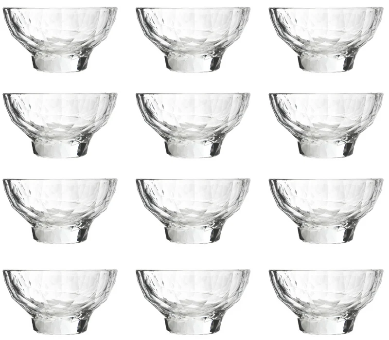 Bormioli Rocco Eisbecher - Sorbetgläser - Diamant - 225 ml - 12 Stück
