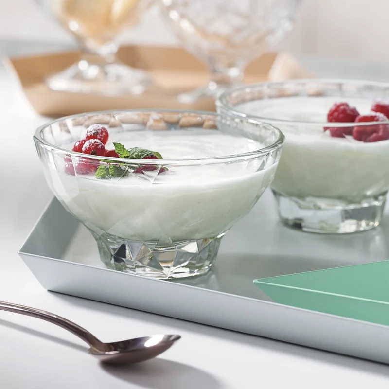 Bormioli Rocco Eisbecher - Sorbetgläser - Diamant - 225 ml - 12 Stück