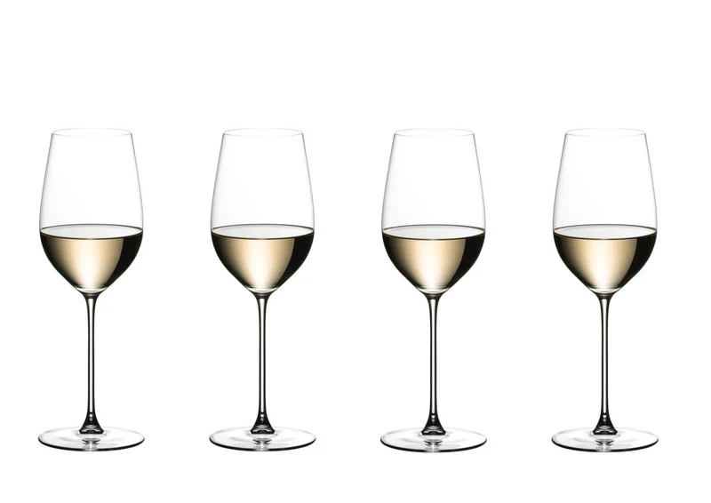 Riedel Weingläser Set - Weiße Weingläser - Veritas - Riesling - 400 ml - 4 Stück