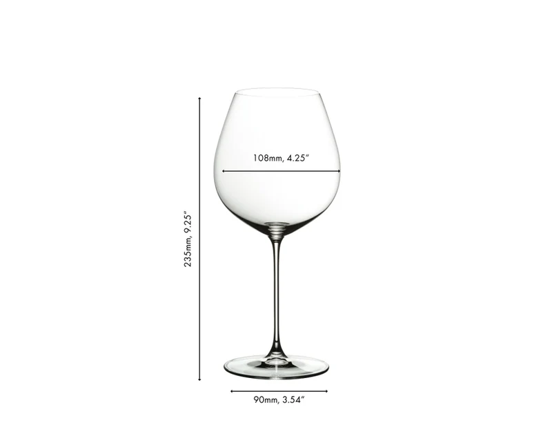 Riedel Weingläser - Rote Weingläser - Veritas - Pinot Noir - 710 ml - 4 Stück