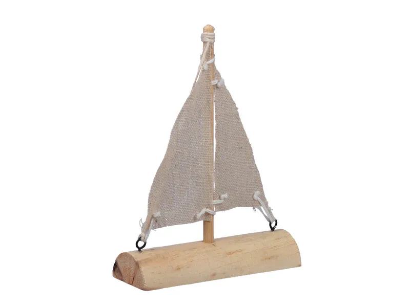 St. 1 Boot weiß/sand 10x3,5x13,5 cm
