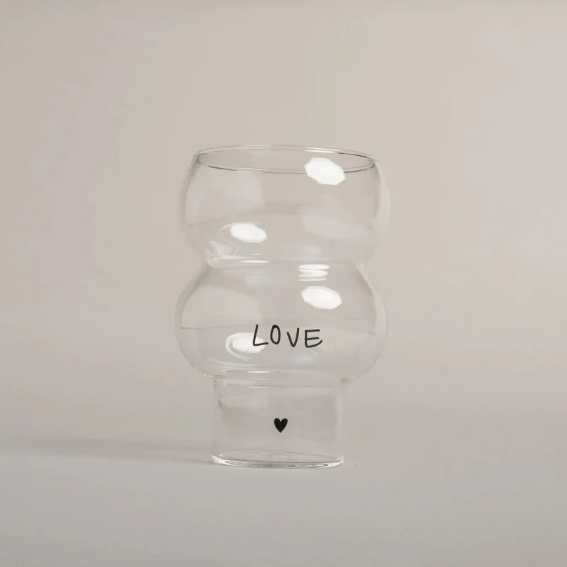 Double Bubble Glas Love