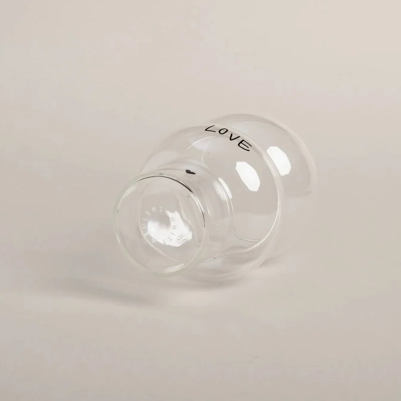Double Bubble Glas Love
