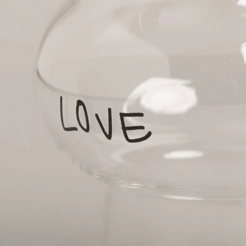 Double Bubble Glas Love
