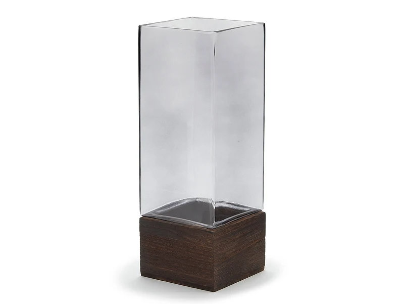 Vase 'Tango' Rauchglas 25cm