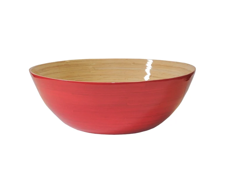 albert L. (punkt) Bambus-Schüssel fuchsia 30x10cm