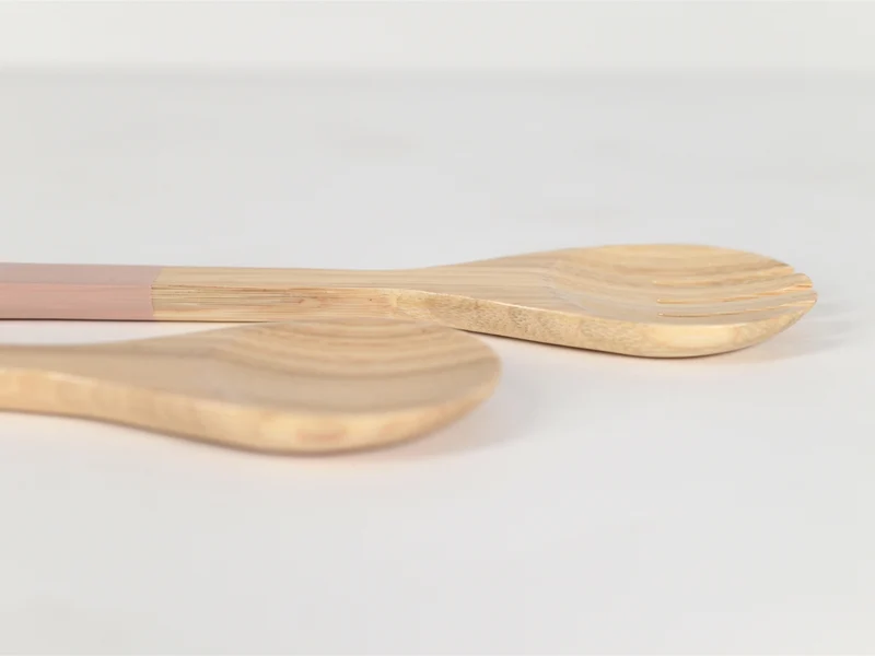 albert L. (punkt) Bambus-Besteck rot 27,5cm