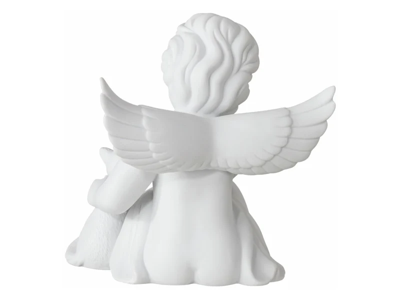Rosenthal Engel klein Weiss matt Engel mit Fuchs 6,5cm
