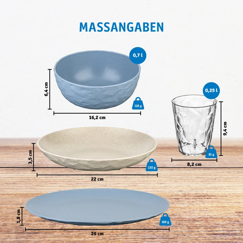 Geschirrset 16-teilig CLUB SET GÖTEBORG