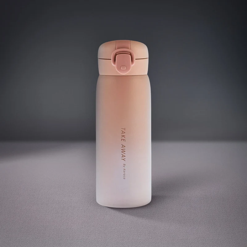 Karaca Skyfall Stahl Auslaufsichere Thermoskanne 500 Ml Rosa