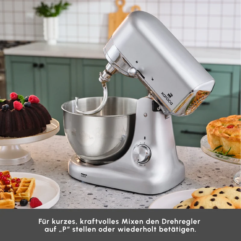 Karaca Ironmax Guss-Standmixer Grau