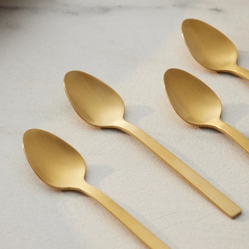Karaca Sedir Gold 6-teiliges Teelöffel-Set in Box