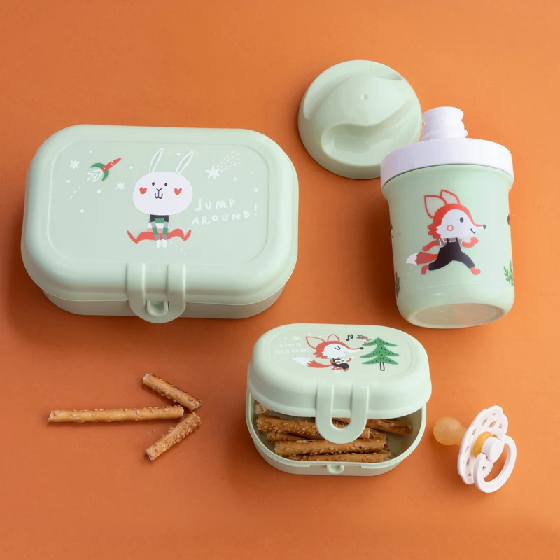 Lunchbox-Set + Trinkflasche HOP ON TO GO