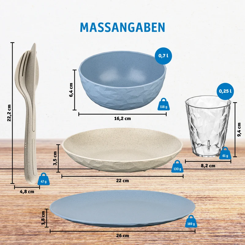 Geschirrset 10-teilig CLUB SET SKAGEN