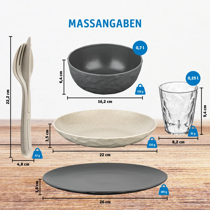 Geschirrset 10-teilig CLUB SET SKAGEN
