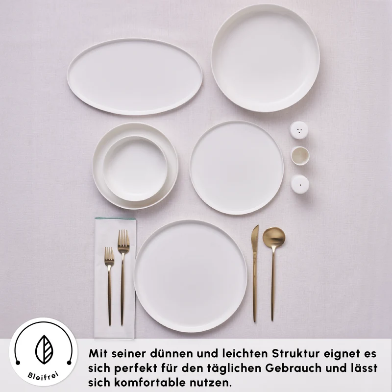 Karaca Earth Collection Matte Glaze 55-teiliges 12-Personen Geschirrset