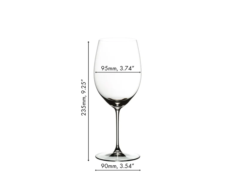 Riedel Weingläser Set - Rote Weingläser - Veritas - Cabernet - 630 ml - 4 Stück